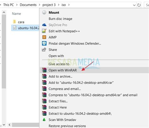 Begini Cara Membuka File Iso Di Pc Windows Lengkapgambar