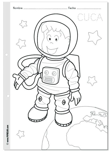Free Printable Astronaut Coloring Page Crafts And Worksheets For