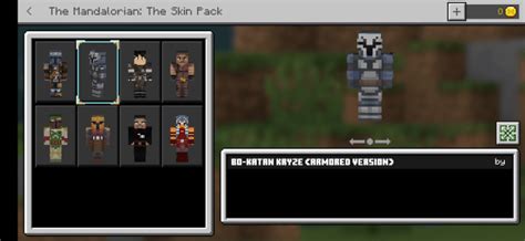 The Mandalorian The Skin Pack Minecraft Skin Packs