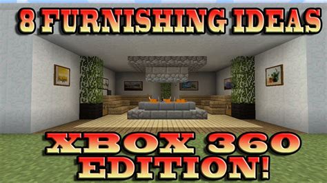 Ps3 slim 250gb 1controle +3jogos. 8 Minecraft Furnishing Ideas!! Xbox 360 Edition! - YouTube