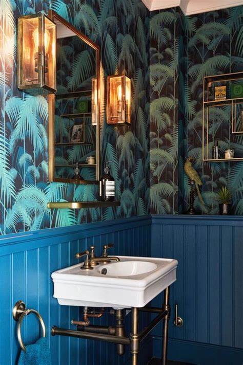 9 Bold Wallpapers That Will Upgrade Bathroom Design To Look More Eye