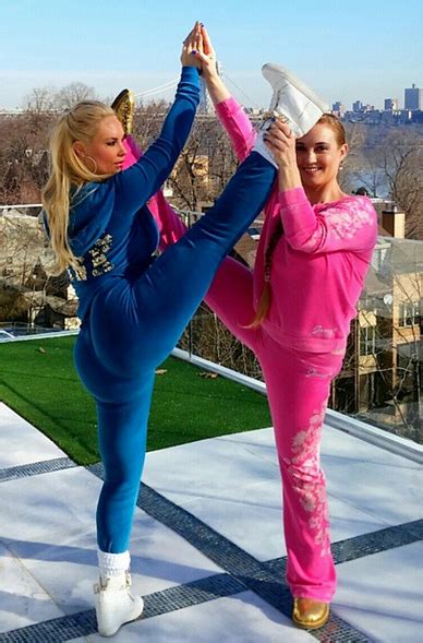 Brighten Up Your Day With This Sexy Yoga Routine By Coco Austin And Her Coco Sister In Crime
