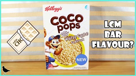 Kelloggs White Choc Coco Pops Cereal Food Tasting Review Birdew