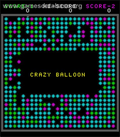 Crazy Balloon Arcade Artwork Title Screen