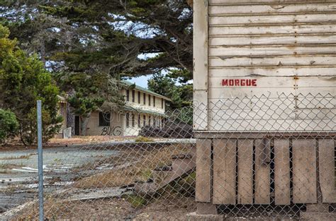 Abandoned Morgue Building At Fort Ord Army Post Stock Image Image Of