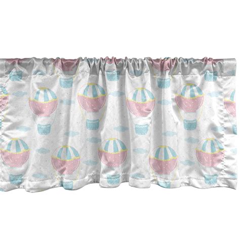 Pastel Window Valance Pack Of 2 Memories Themed Along Retro Aircraft
