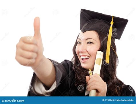 Celebrating Getting Her Diploma Stock Image Image Of Future Graduate