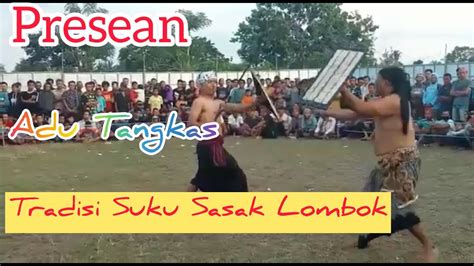 Seni Peresean Adu Tangkas Tradisi Suku Sasak Lombok Stick Fighting