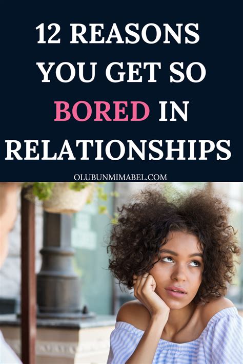 Why Do I Get Bored In Relationships 12 Reasons You Re Fickle In Relationships Olubunmi Mabel