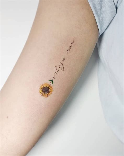 Sunflower Tattoo Artofit