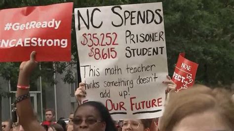 Gallery North Carolina Teachers Put Messages For Lawmakers On Signs At