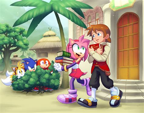 Sonic X Amy And Tails