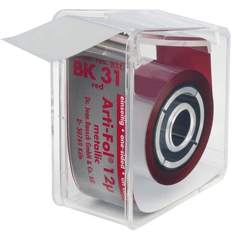 Bausch Arti Fol Metallic Shimstock Foil Single Sided Red