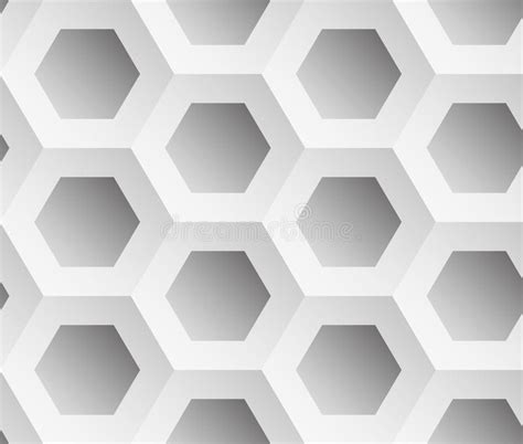 Abstract Background Gray Hexagons Stock Vector Illustration Of Built