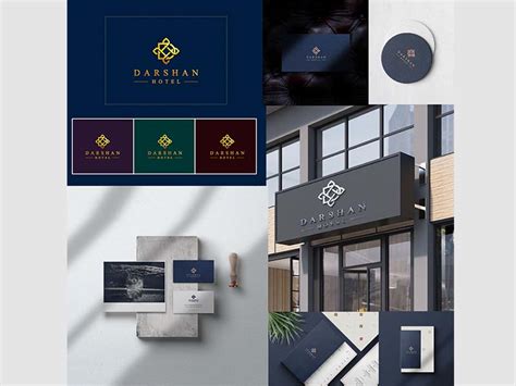 Branding And Packaging Design Hotel Darshan By Ali Ckreative On Dribbble