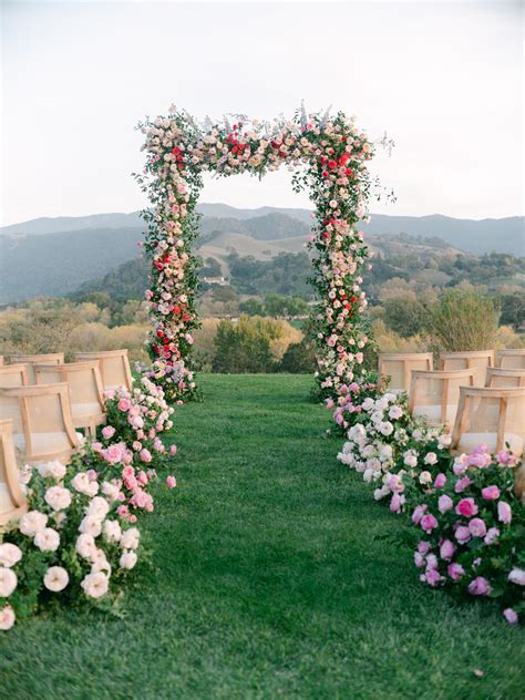 An Outdoor Wedding Arch David Austin Wedding And Event Roses