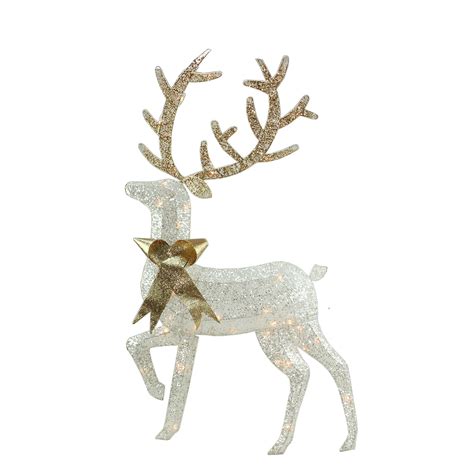 There are 3317 outdoor reindeer for sale on etsy, and they cost $52.76 on average. 46" Lighted 2-D Silver Glitter Reindeer Christmas Outdoor ...
