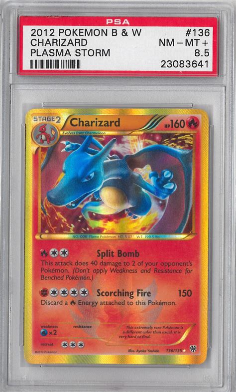 ポケットモンスターspecial pocket monsters special) is a manga series. Pokemon Plasma Storm Single Charizard 136/135 PSA 8.5 ...