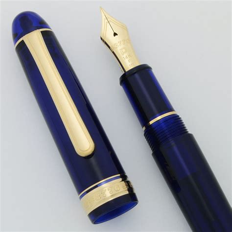 Platinum 3776 Century Fountain Pen Chartres Blue W Gold Trim Various