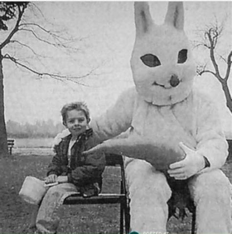 Thanks Katrina Vintage Creepy Easter Bunnies