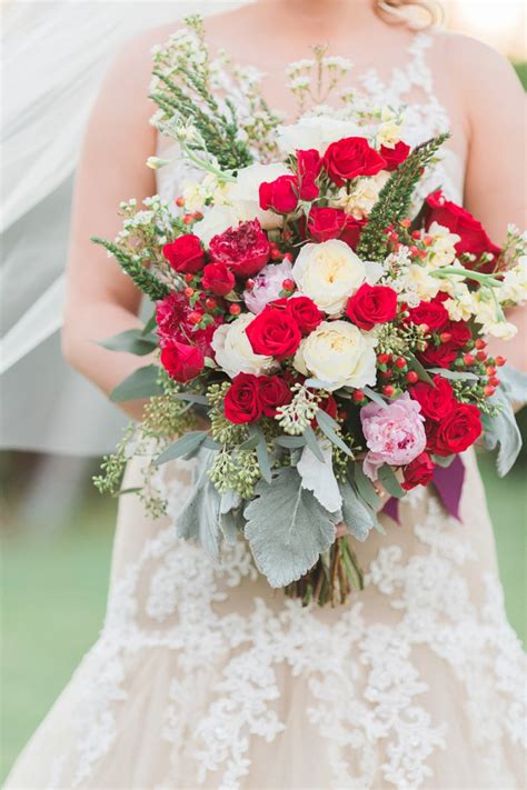 Rustic Elegant Red And Gold Wedding Every Last Detail