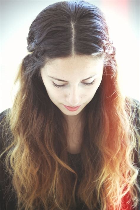 A tattoo in the form attractive woman with straight blond blond hair, braided in a soft hairstyle of braids for a princess or. How to Style a Mini Crown Braid|