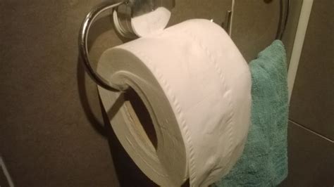 Flatten Roll To Use Less Toilet Paper Thriftyfun