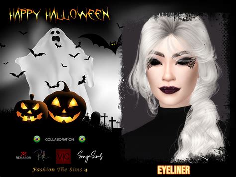 The Sims Resource Halloween Eyeliner Rpl11 Collaboration Br