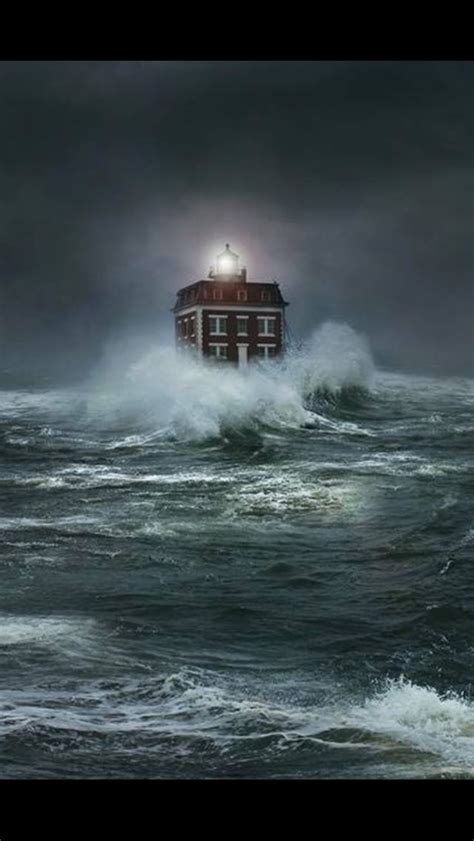 Lighthouse In A Stormy Night Lighthouses Photography Beautiful
