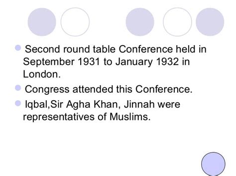 Round Table Conferences