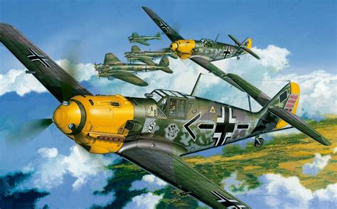 Messerschmitt Messerschmitt Bf Luftwaffe Aircraft Military