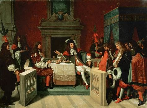 Louis Xiv Dining With Moliere — Jean Auguste Dominique Ingres