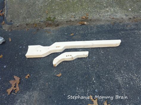 Stephanies Mommy Brain Homemade Toy Wooden Gun Tutorial