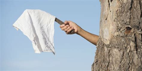 Person Waving White Flag Image The Future Of Customer Engagement And