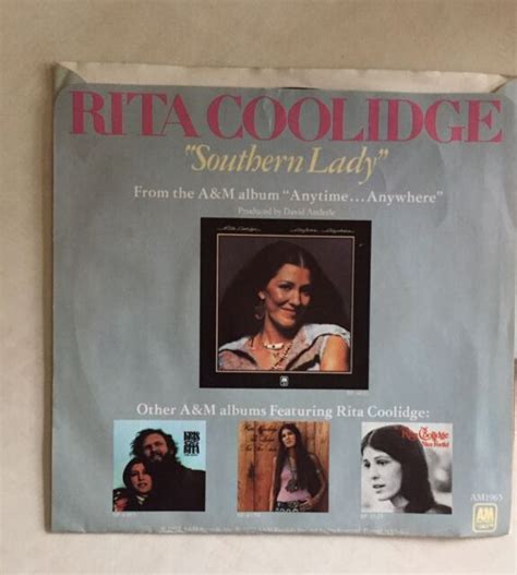 1977 45 Rpm Vinyl Record Rita Coolidge Were All Alone Ebay