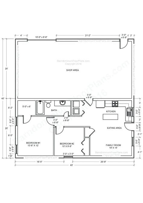 Pole Shed House Floor Plans Floorplans Click