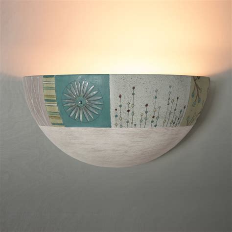 Modern Meadow Ceramic Wall Sconce By Janna Ugone Ceramic Sconce