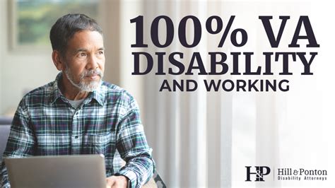 100 Va Disability And Working Tdiupossible Hill And Ponton Pa