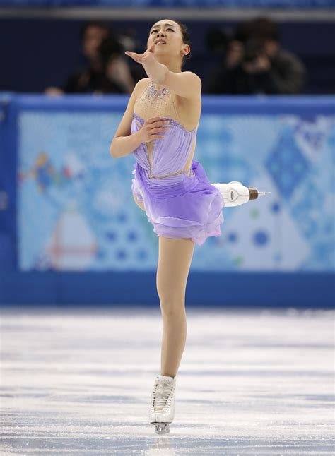 Mao Asada Of Japan Competes In The Womens Short Program Figure Skating