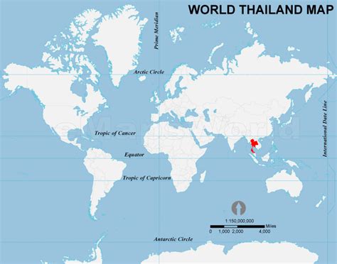 Thailand Location Map Location Map Of Thailand