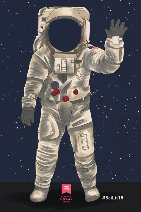 Astronaut Cutout Illustrations Ualberta Libraries On Behance