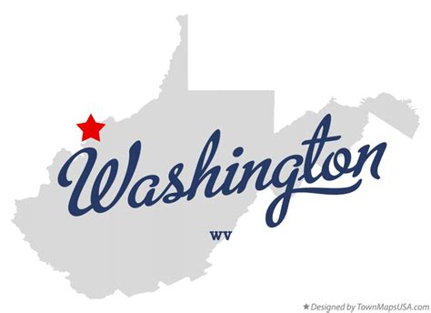 Map Of Washington Wv West Virginia