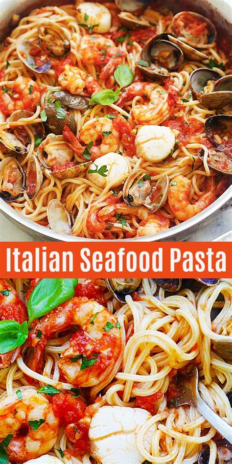 Italian Seafood Pasta Seafood Dinner Seafood Pasta Recipes Seafood Pasta