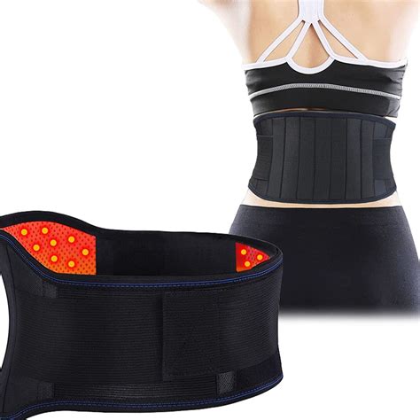 Buy Magnetic Therapy Back Brace Lumbar Support Self Heating Back Belt