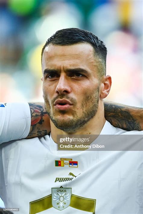 Filip Kostic Of Serbia During The Fifa World Cup 2022 Group G Match