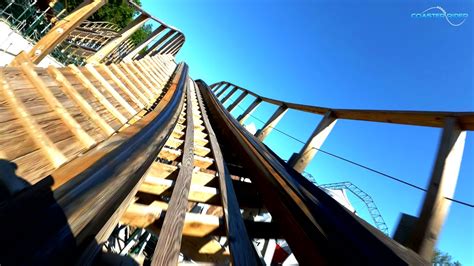 [onride] Wood Express Vue Directe Sur Rails Parc Saint Paul Youtube