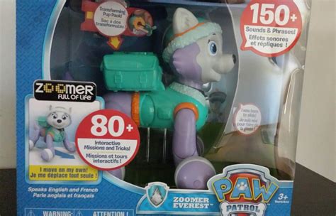 Paw Patrol Zoomer Everest Full Of Life Interactive Puppy 150 Sounds