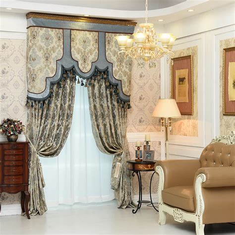 High End Thickened European Luxury Window Blackout Curtain For Living