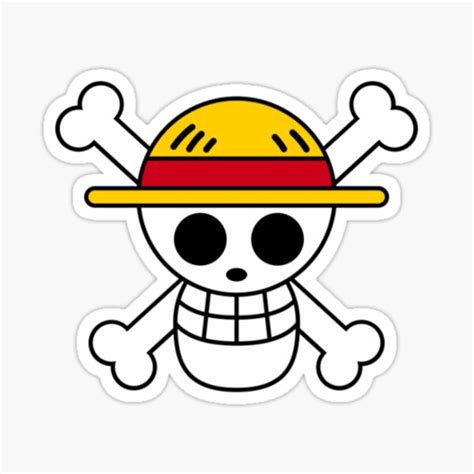 One Piece Logo Sticker For Sale By Yzertaa Redbubble