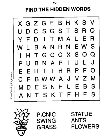 The article includes coloring images of summer. Printable Word Search Puzzles 07